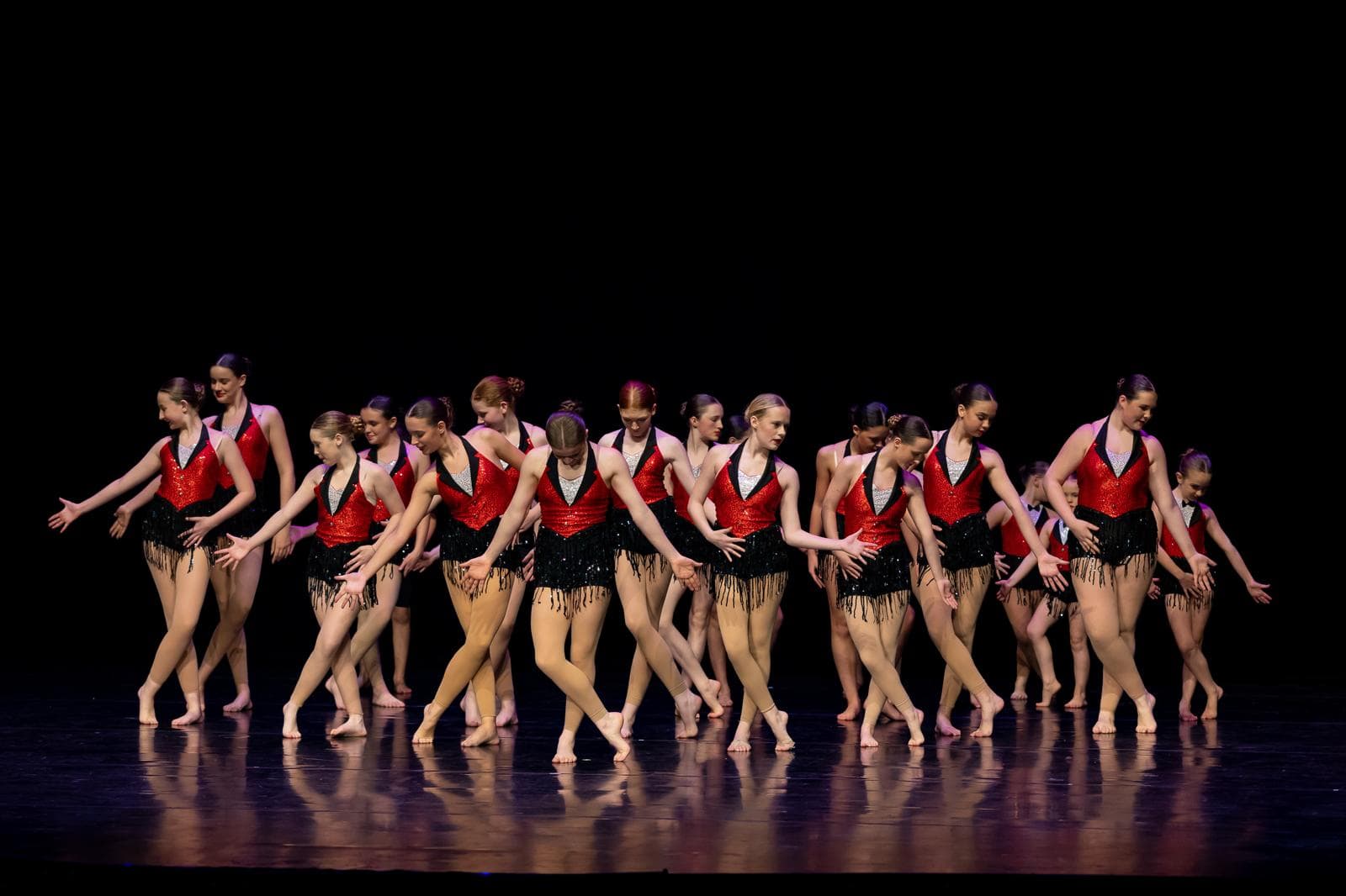 Jazz class at Amelia K Academy