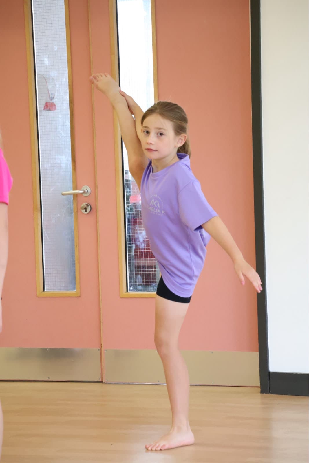 Amelia K Academy students in class and on stage